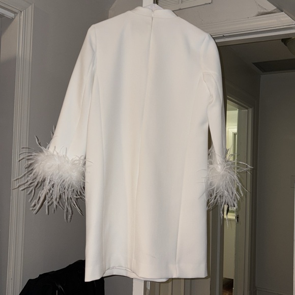 Tuckernuck White Feather Mod Ellie Dress XS - Picture 3 of 5